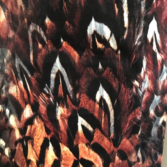 NWT Resalsa Multicolor Feather Print Jeans Size 25 - Picture 7 of 7